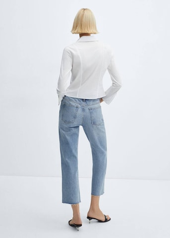 MANGO Regular Jeans 'Blanca' in Blau