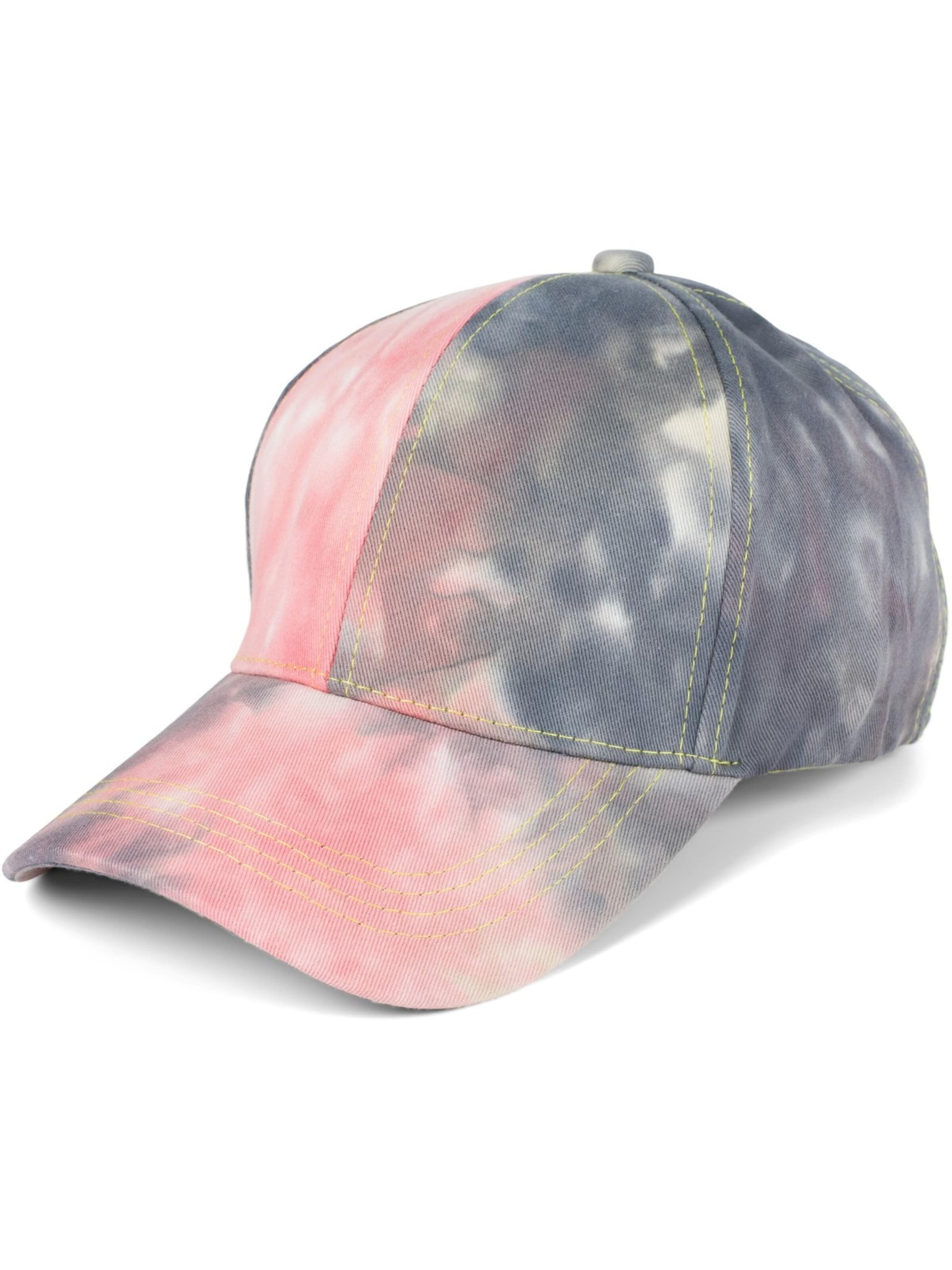styleBREAKER Cap 'Baseballcap mit Batik Muster'‌‌‌‌‌ in Beige: Vorderseite