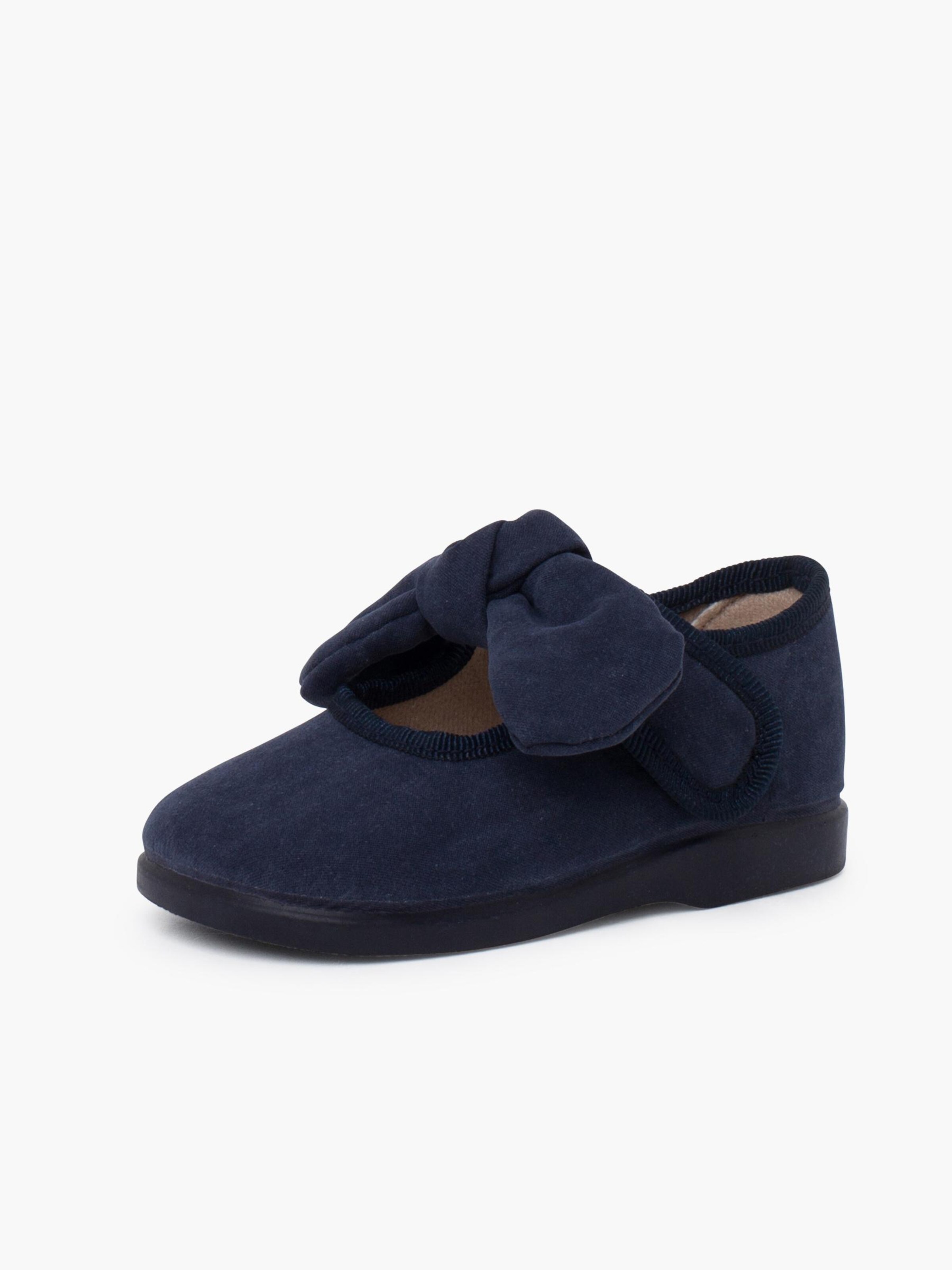 Scarpa bassa di Pisamonas in blu: frontale