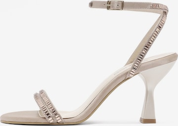 Sandales à lanières Derimod en beige : devant