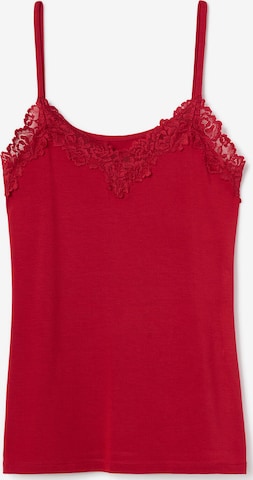 INTIMISSIMI Undershirt 'Pretty Flowers' in Red: front