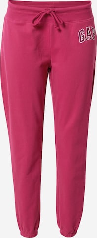 GAP Tapered Broek in Rood: voorkant