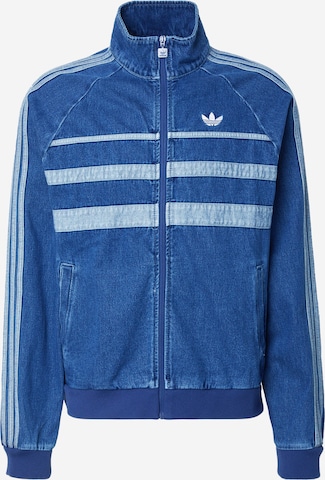 ADIDAS ORIGINALS Bluza rozpinana 'Adicolor First' w kolorze niebieski: przód