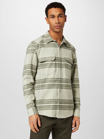 DRYKORN Regular fit Button Up Shirt in Green: front