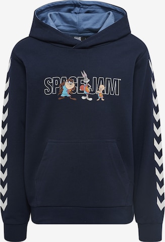 Hummel Sweatshirt 'Space Jam' in Blauw: voorkant