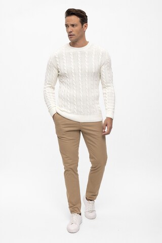 Pull-over Felix Hardy en blanc