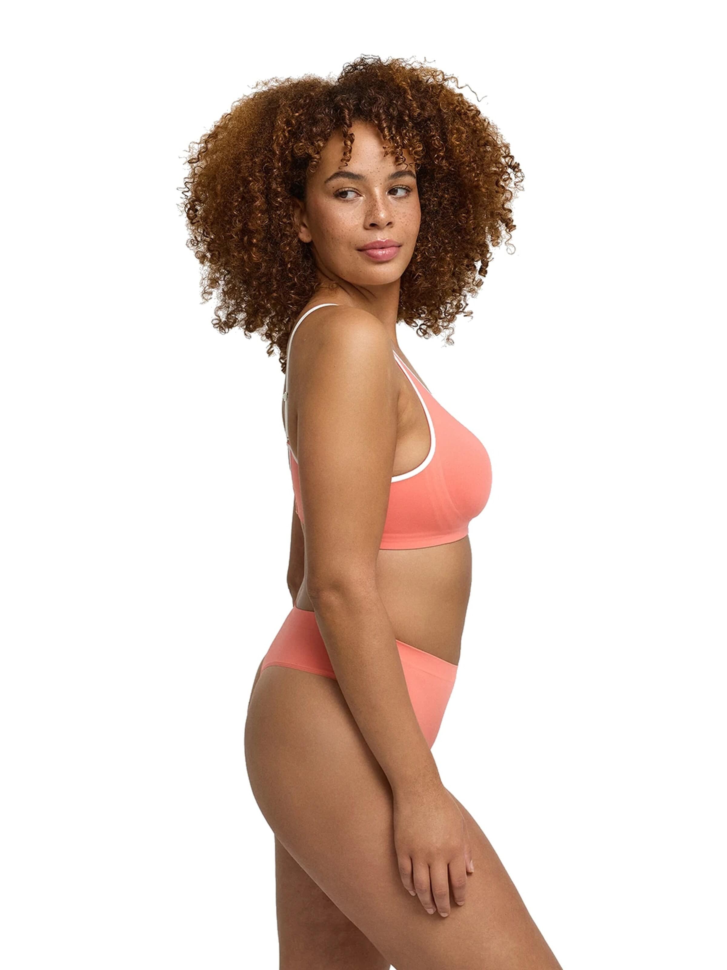 cfab (formerly creamy fabrics) - Push-up Sujetador 'Lined Comfort Push-Up BH' en naranja