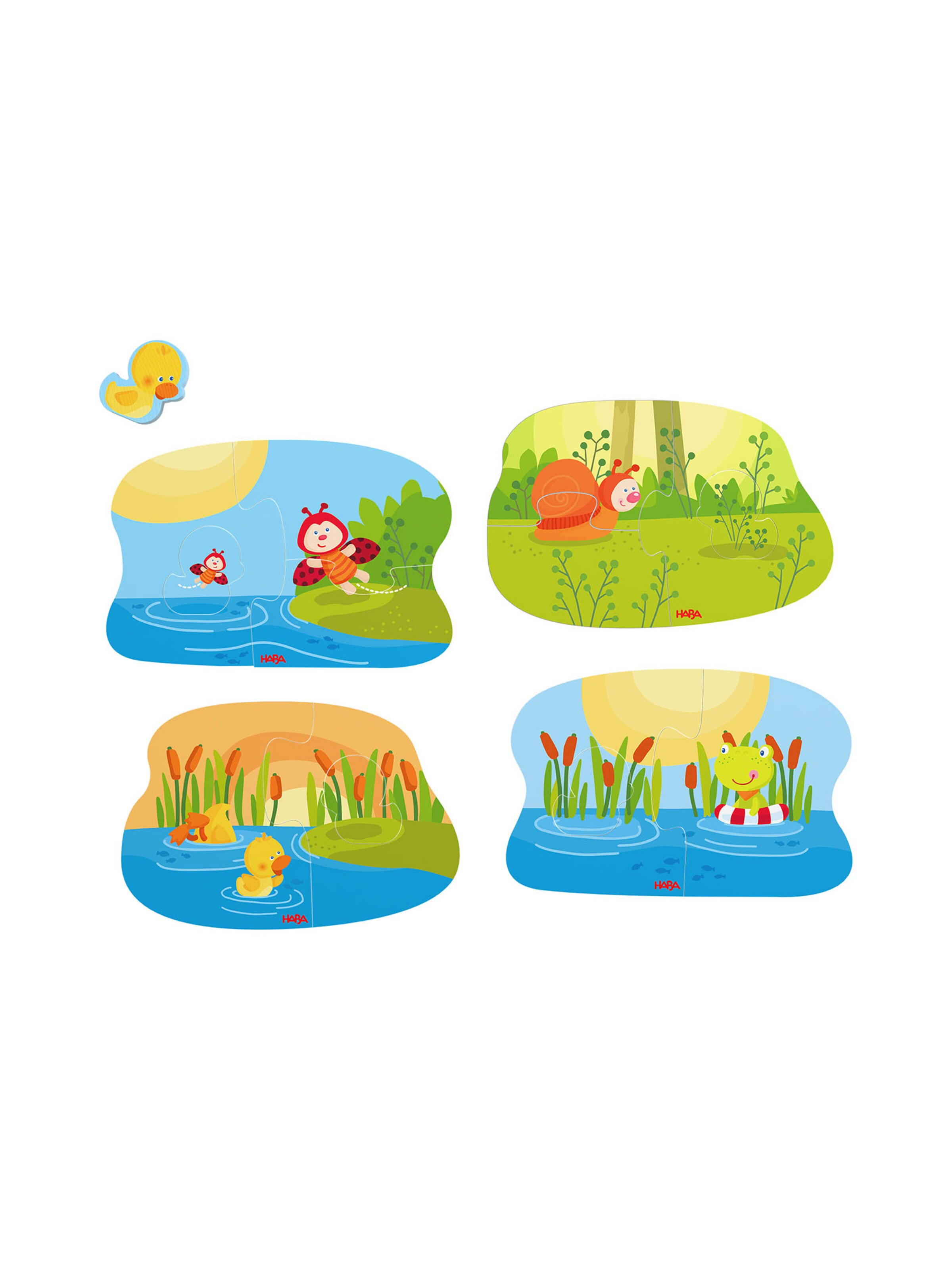 HABA Game ' Puzzle-Set mit Holzfiguren ' in Mixed colours