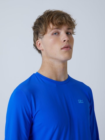 SPORTKIND Functioneel shirt 'Crew Neck Long Sleeve Shirt' in Blauw