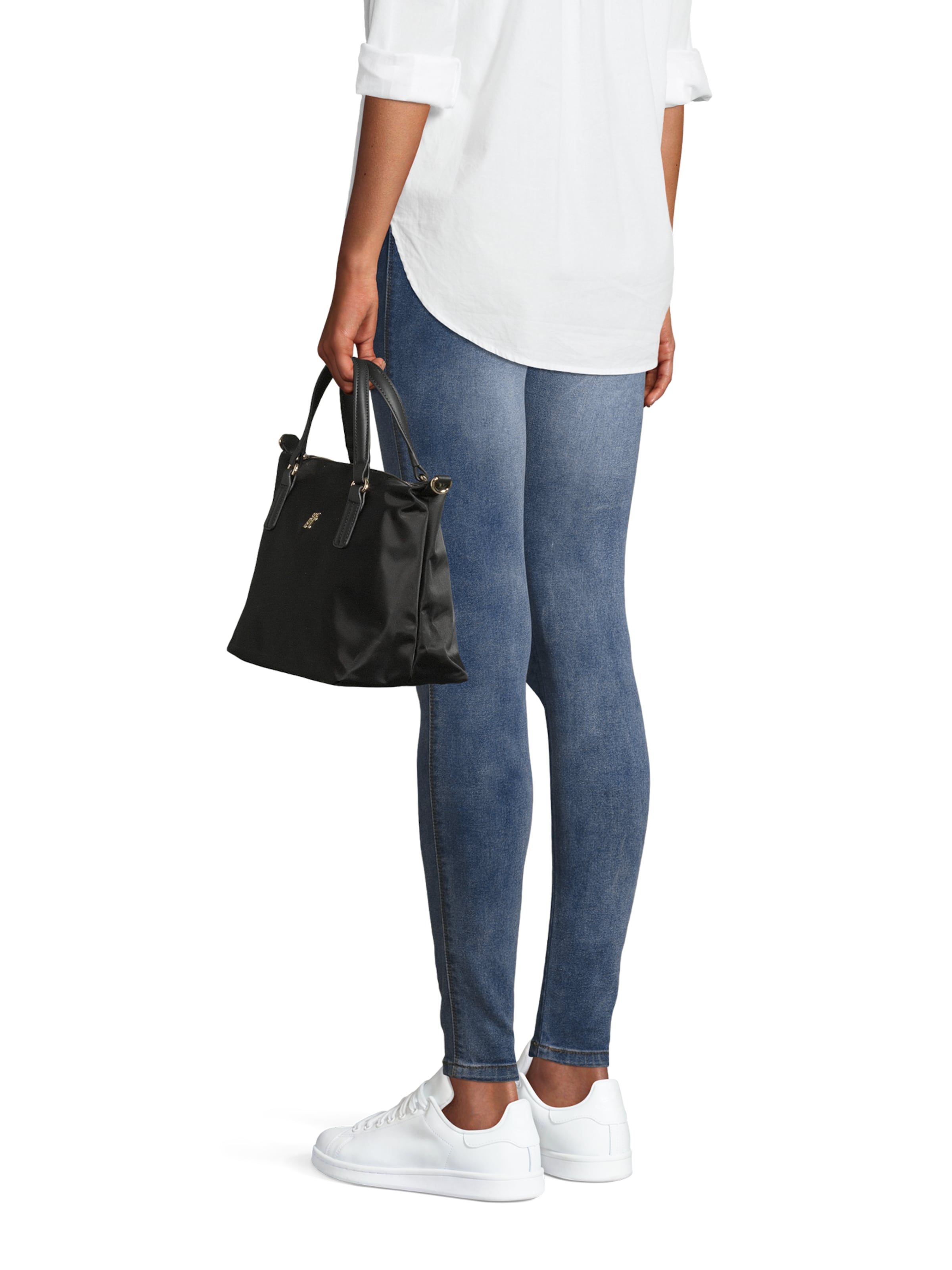 TOMMY HILFIGER Handbag 'Poppy' in Black