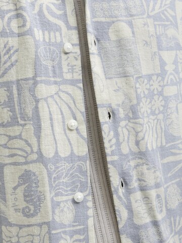 JACK & JONES Comfort fit Button Up Shirt in Blue