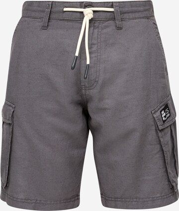 Regular Pantalon cargo QS en gris : devant