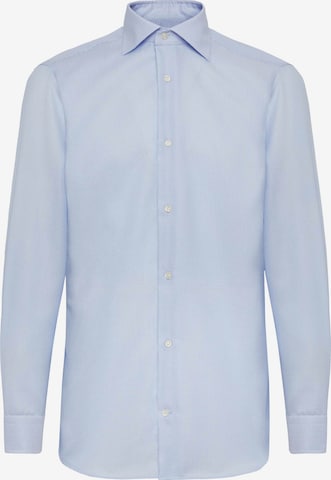 Boggi Milano Slim Fit Hemd in Blau: predná strana