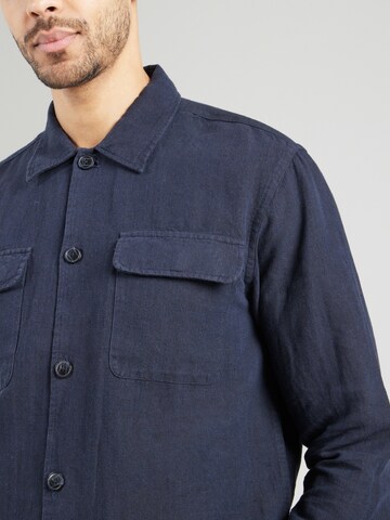 SELECTED HOMME Regular fit Button Up Shirt 'SLH-Leroy Sun' in Blue