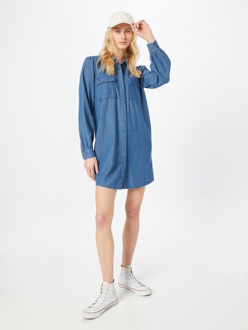JDY Košilové šaty 'MEADOW' – modrá