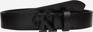 Calvin Klein Jeans - Cinturón en negro: frente