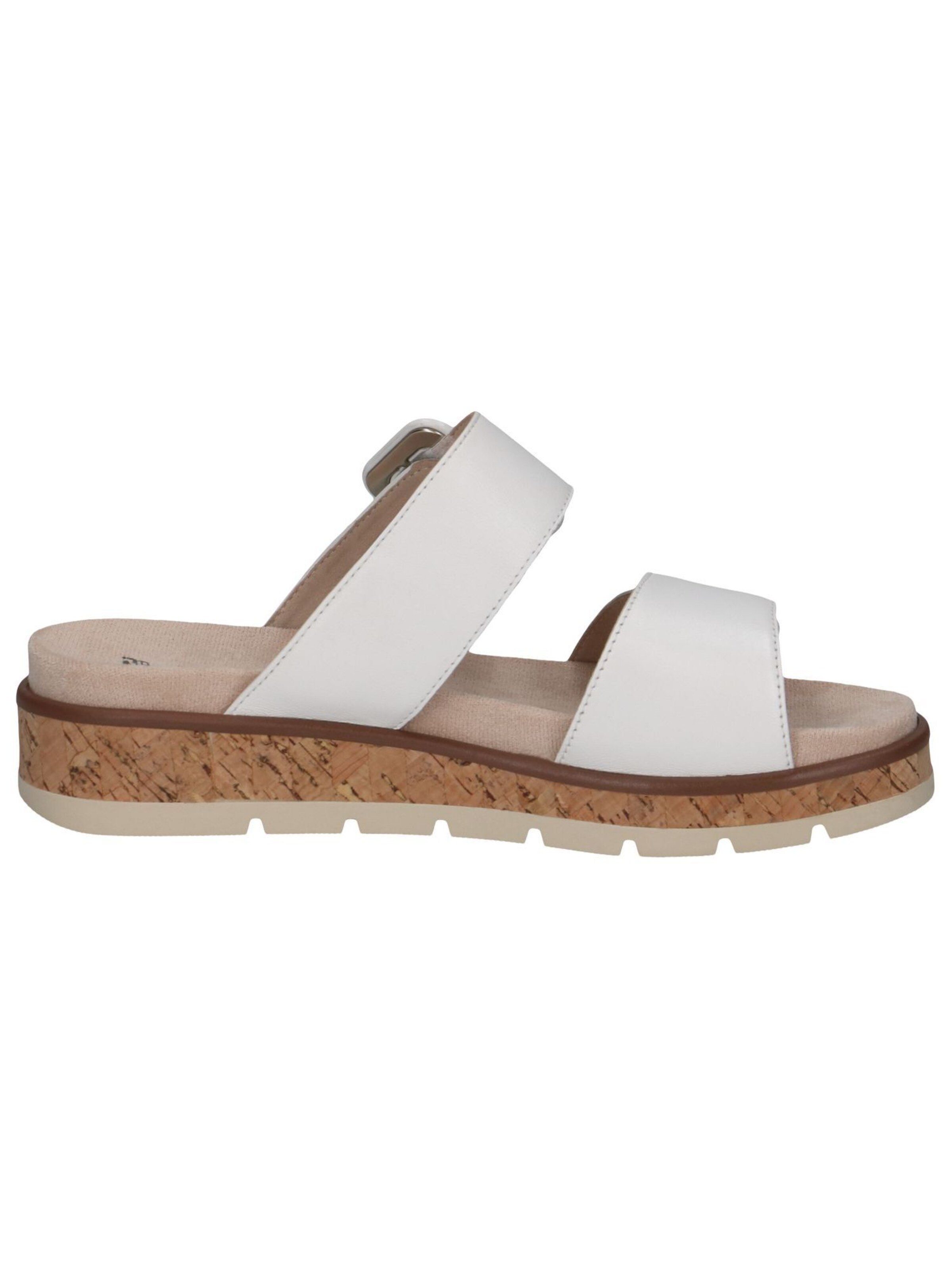 CAPRICE - Sapato aberto em branco