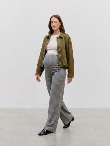 MAMALICIOUS Wide leg Trousers in Grey