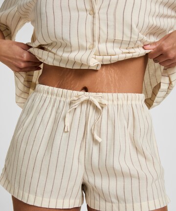 Hunkemöller Pyjamabroek in Beige