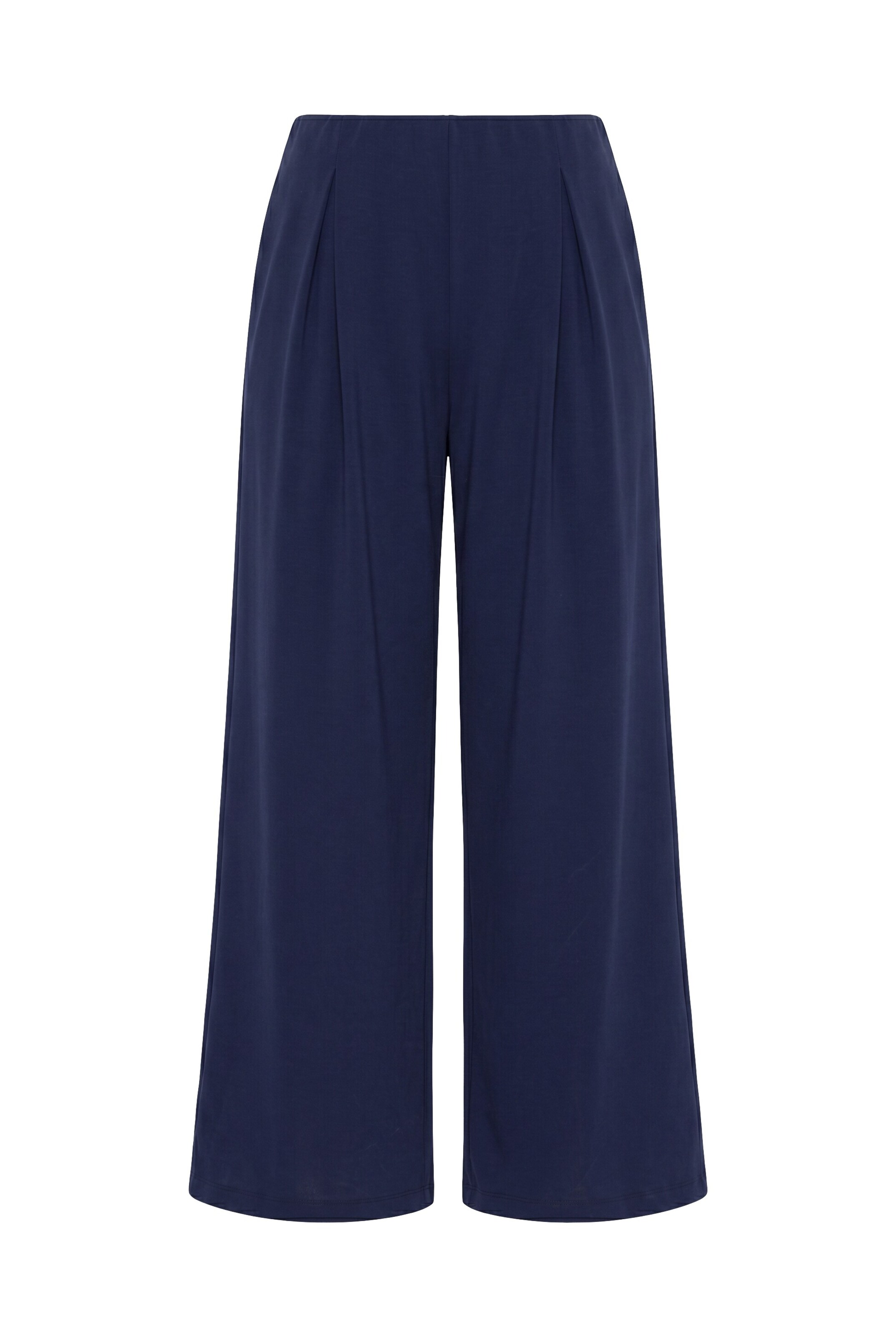 Ulla Popken Loosefit Jogginghose in Blau: Vorderseite