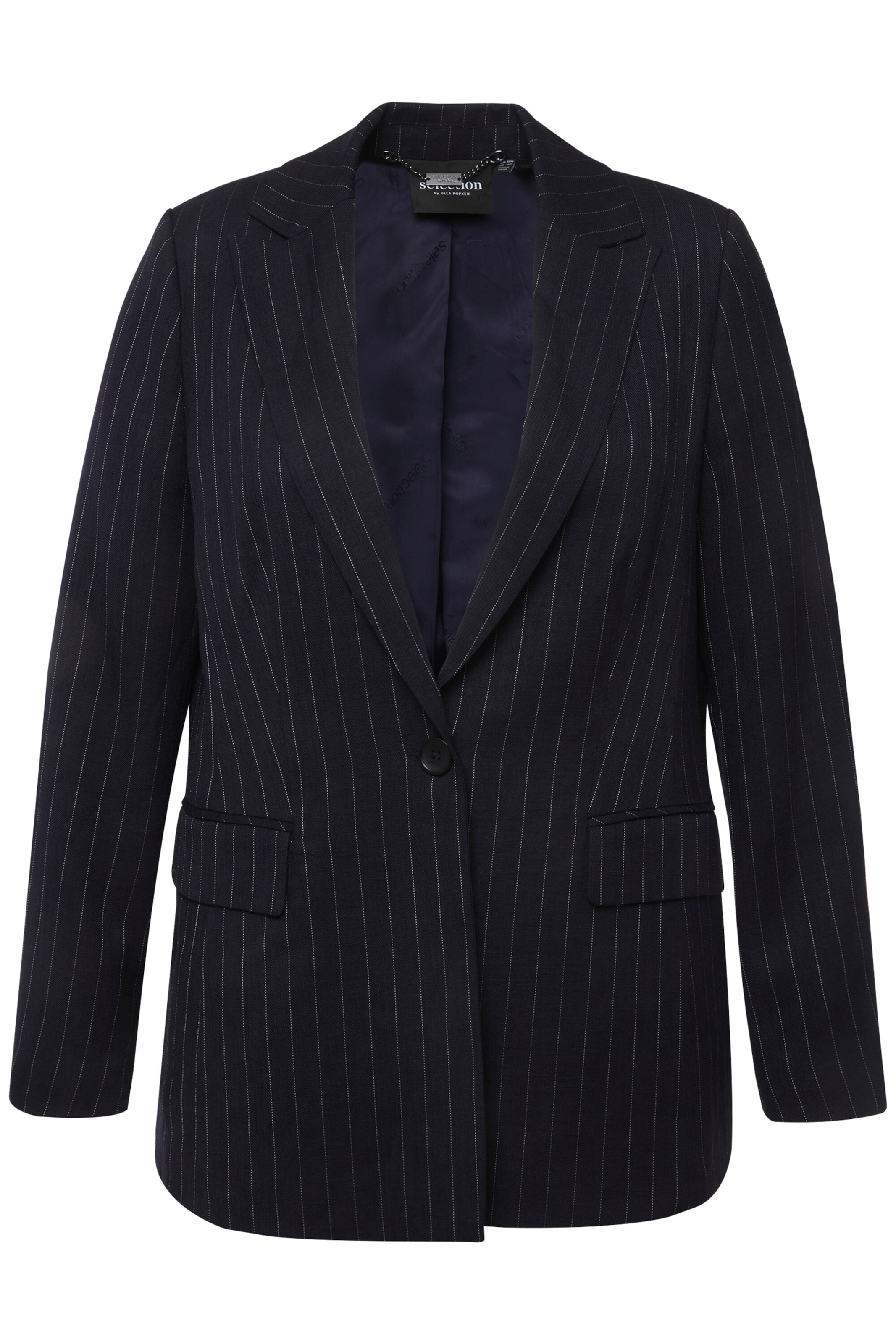 Ulla Popken Blazer in Blau: Vorderseite