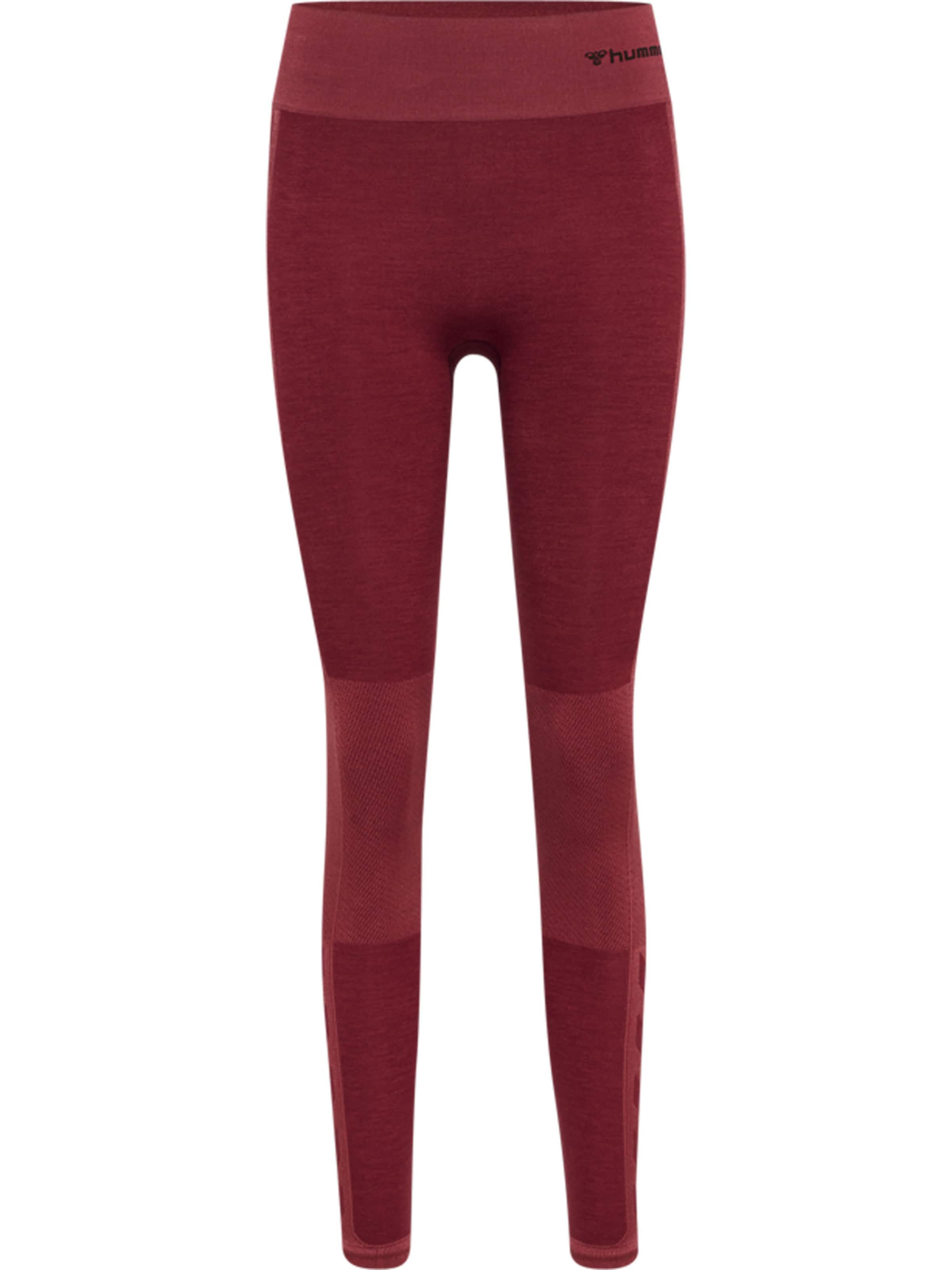 Hummel Skinny Sports trousers in Red: front