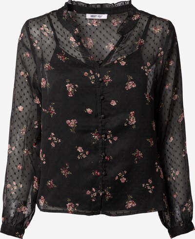 ABOUT YOU Bluse 'Jill' in mischfarben / schwarz, Produktansicht
