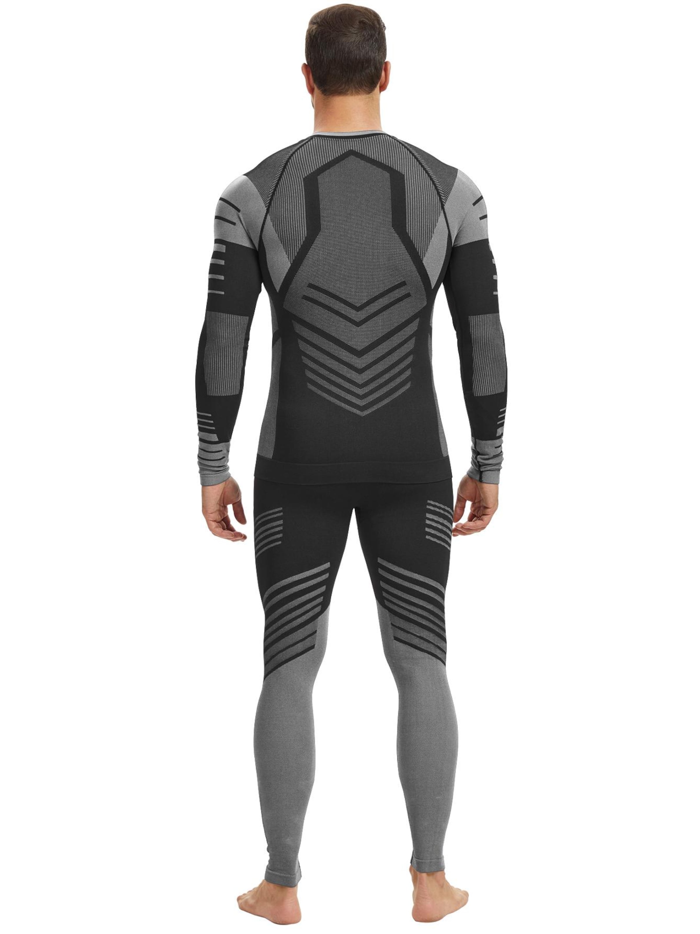 MEETWEE Base Layer 'Seamless Thermal Underwear' in Grey