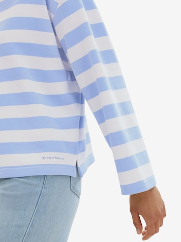 Sweat-shirt TOM TAILOR en bleu