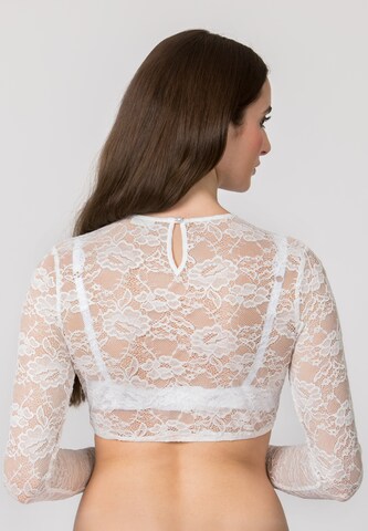 STOCKERPOINT Klederdracht blouse 'Willma' in Wit