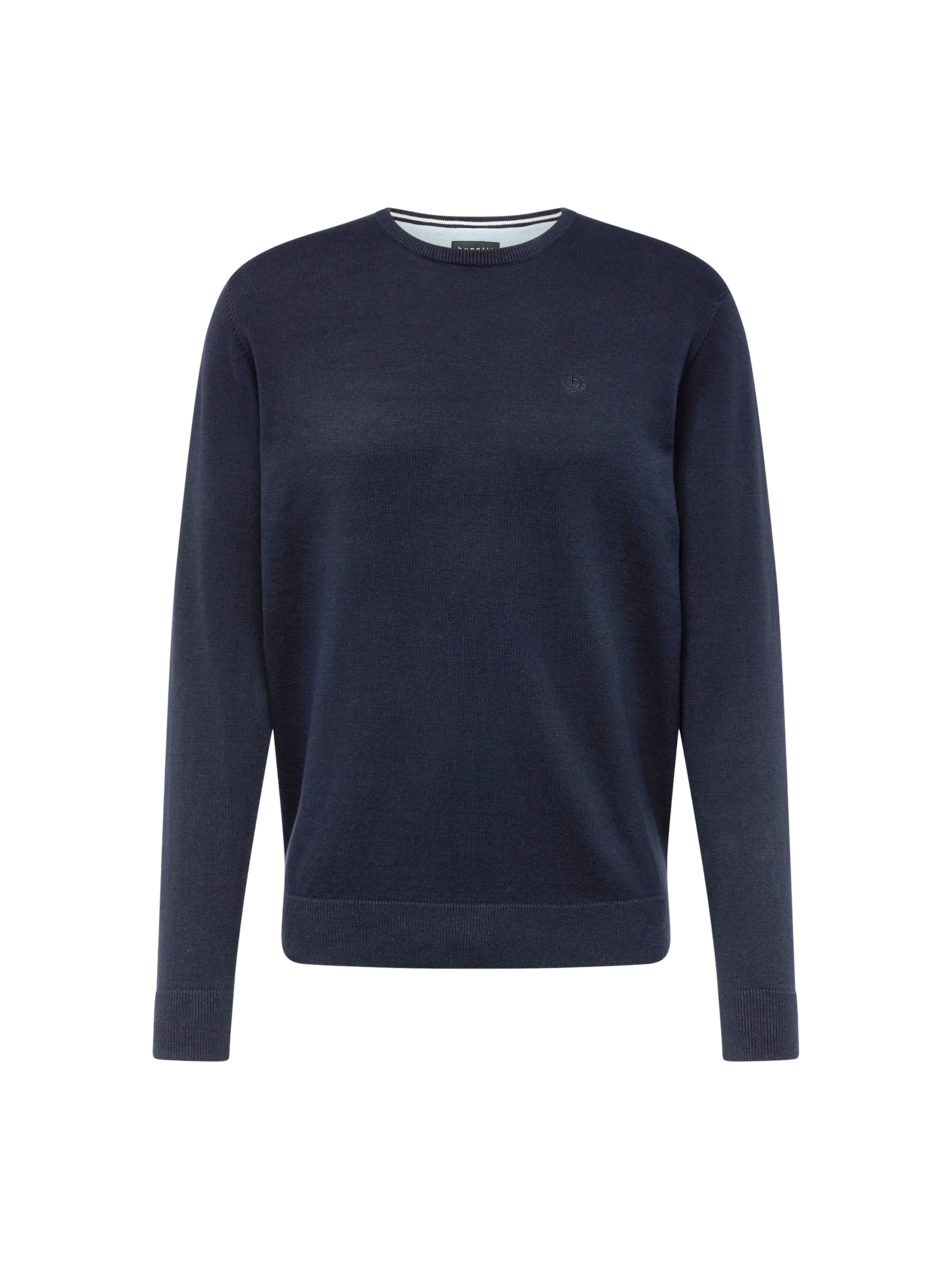 bugatti Pull-over en bleu foncé, Vue avec produit