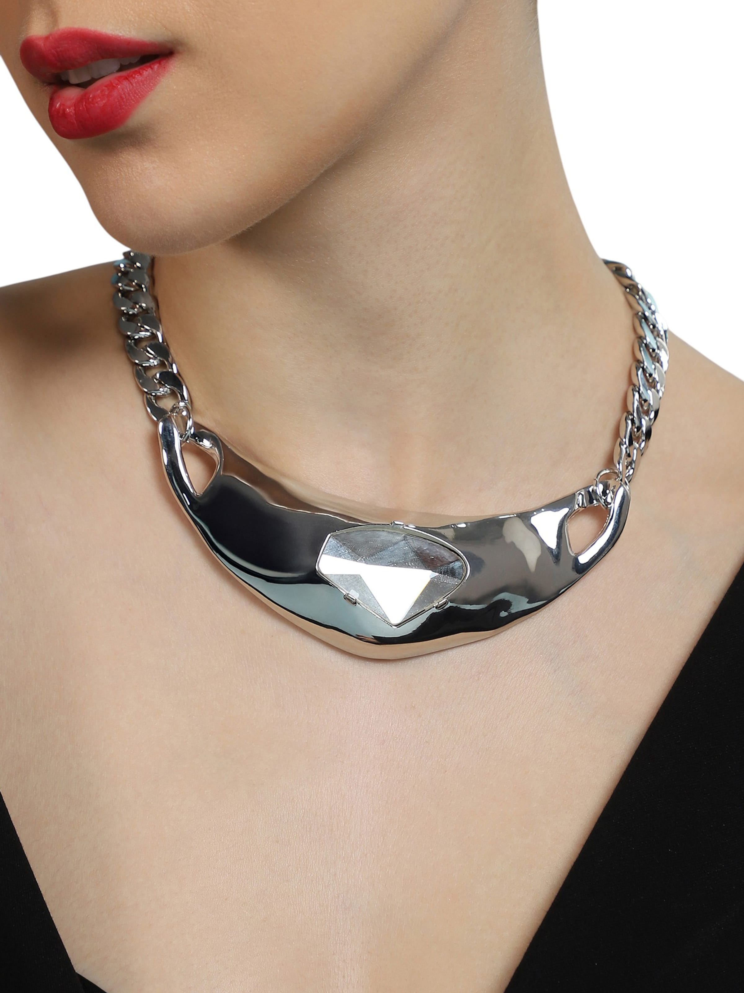 Chaîne 'Harini' SOHI en argent : devant