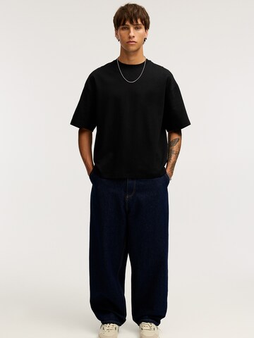 Pull&Bear Tričko - Čierna