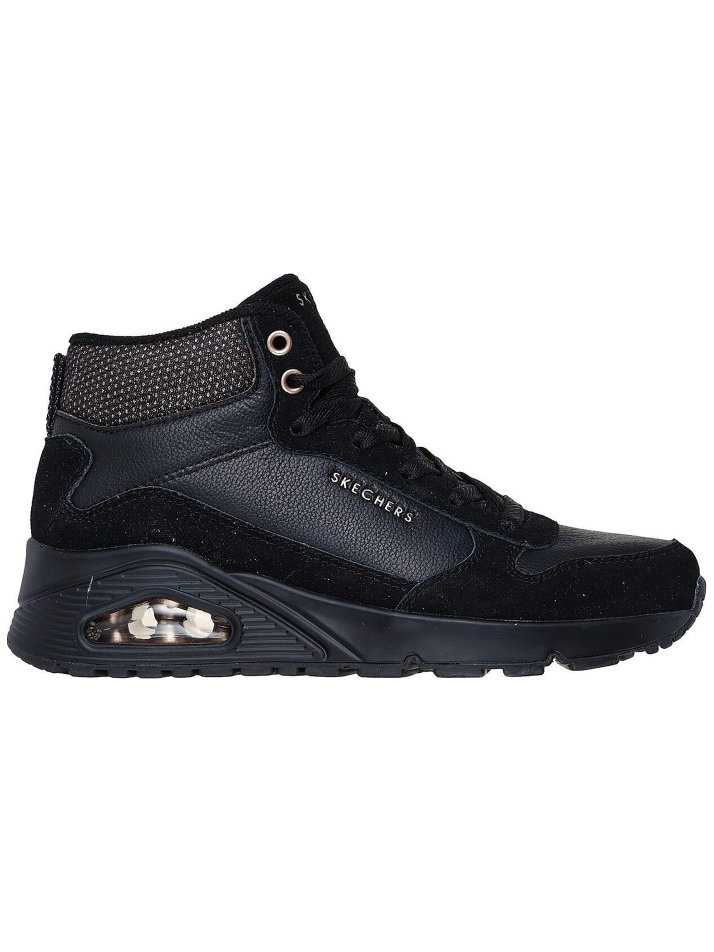 Baskets hautes 'UNO' SKECHERS en noir
