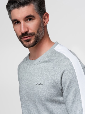 Sweat-shirt Ombre en gris