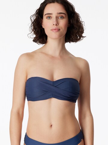 SCHIESSER Bralette Bikini Top ' Mix & Match Swim ' in Blue