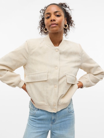 VERO MODA Prechodná bunda 'VMRAINIE AMALA' - Béžová