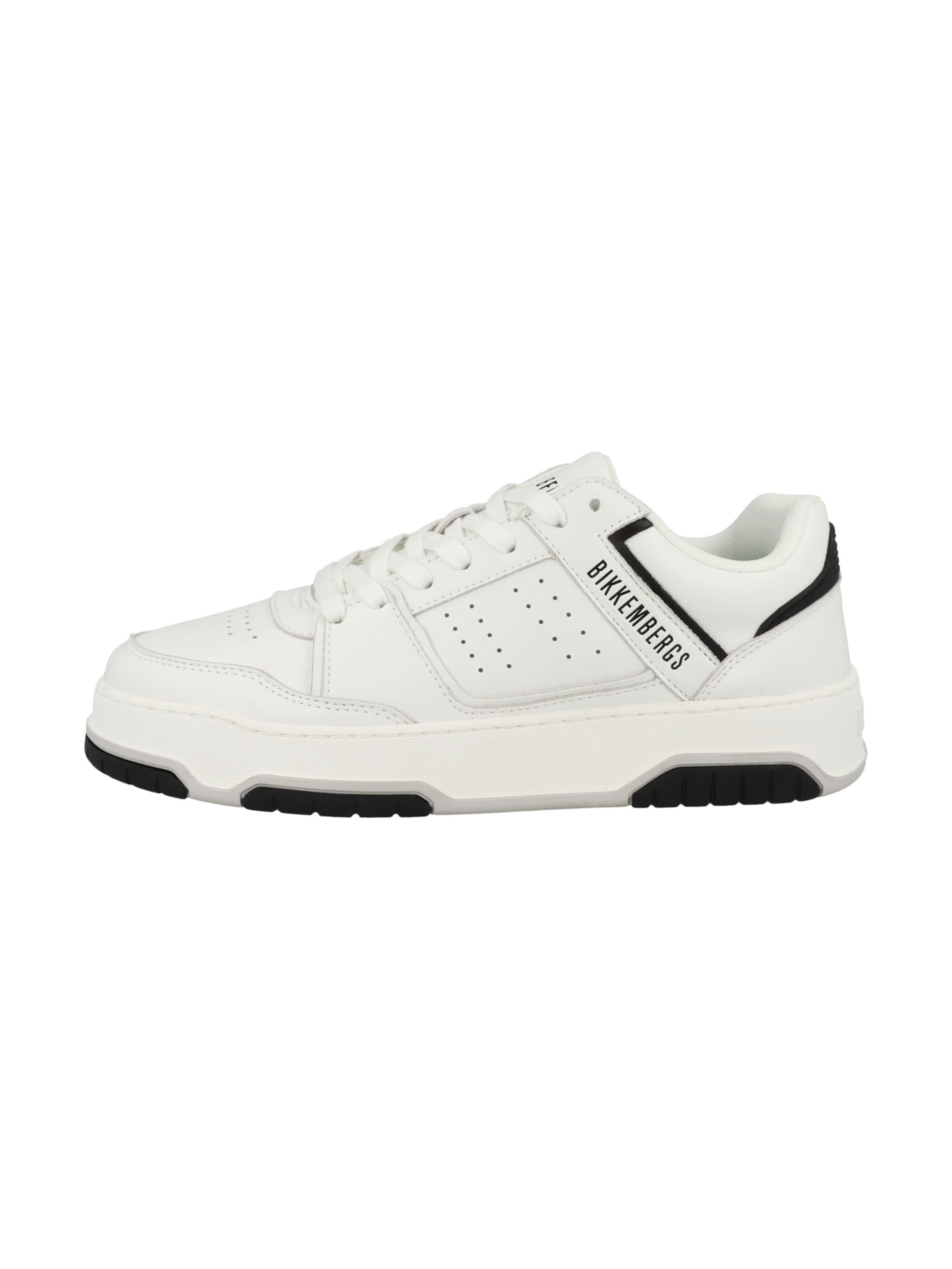 BIKKEMBERGS - Sapatilhas baixas 'B4SK3T' em branco