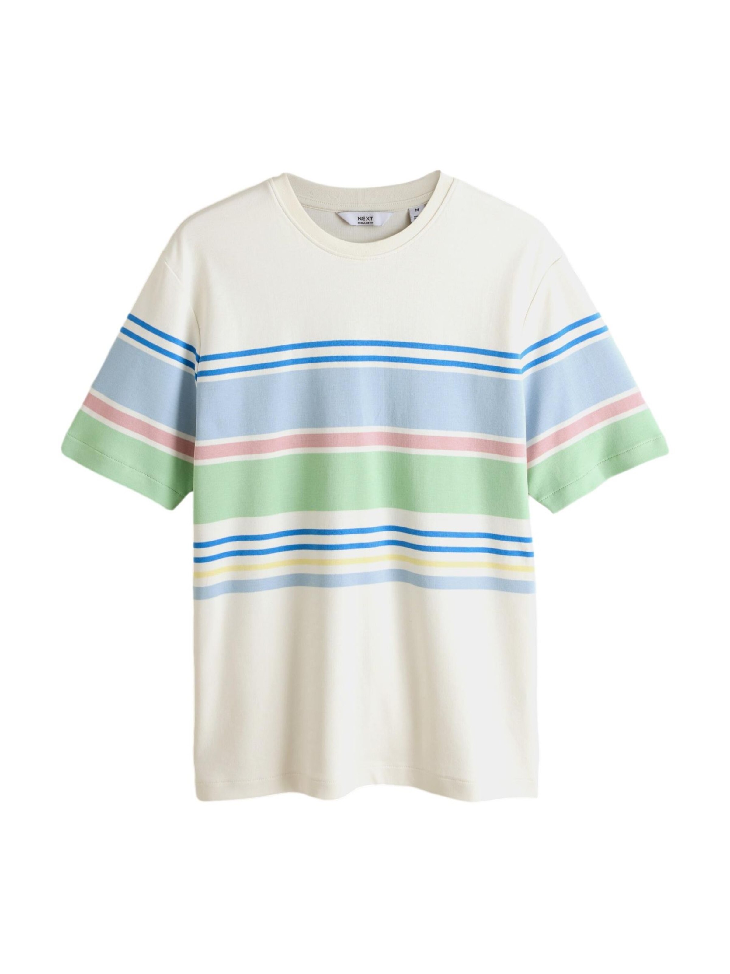 T-Shirt Next en blanc : devant