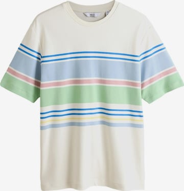 T-Shirt Next en blanc : devant