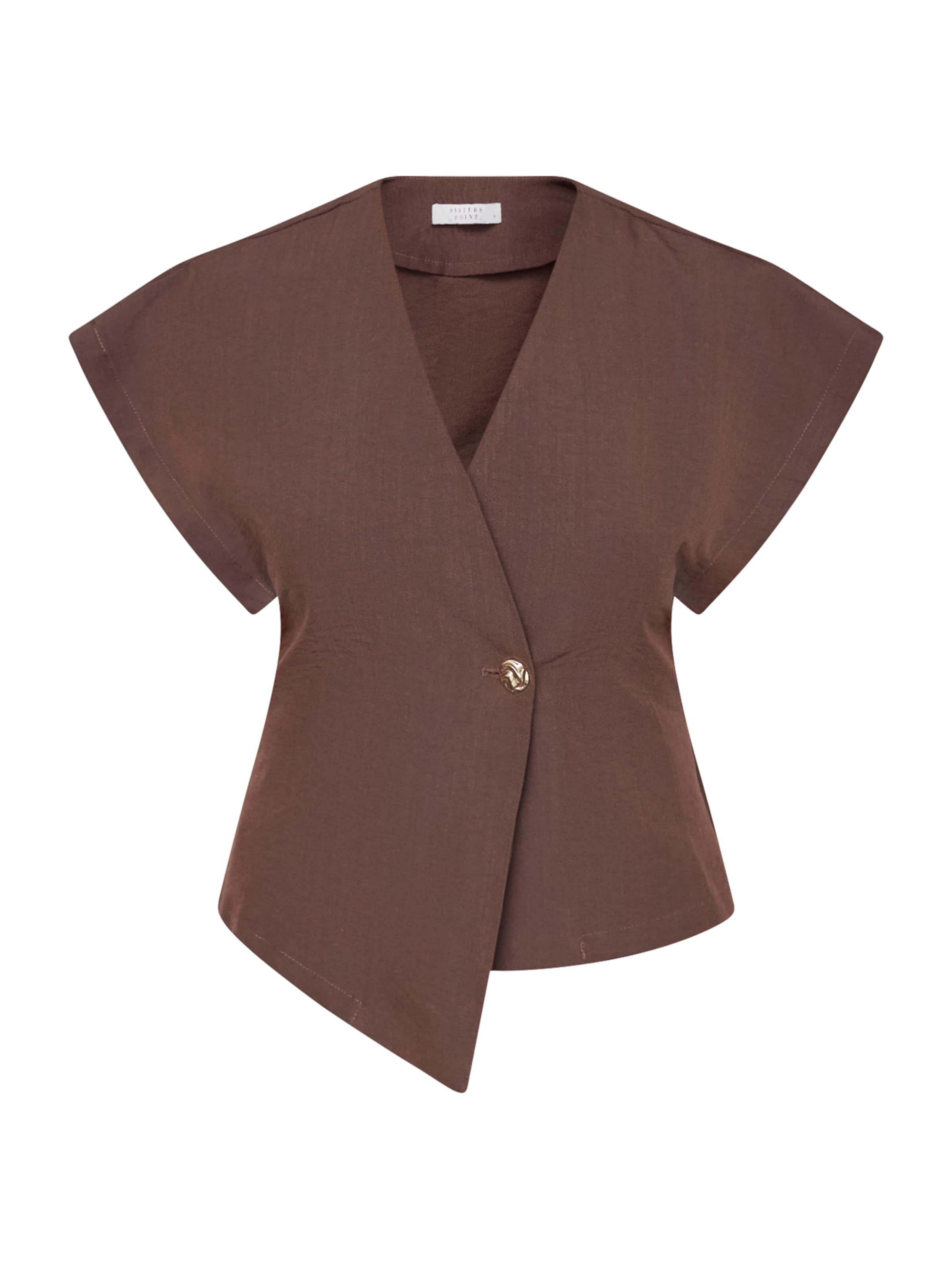 SISTERS POINT Vesta k obleku 'GEVELA-VE2' – hnědá: přední strana