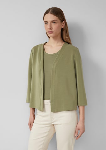 s.Oliver Sweat jacket in Green: front
