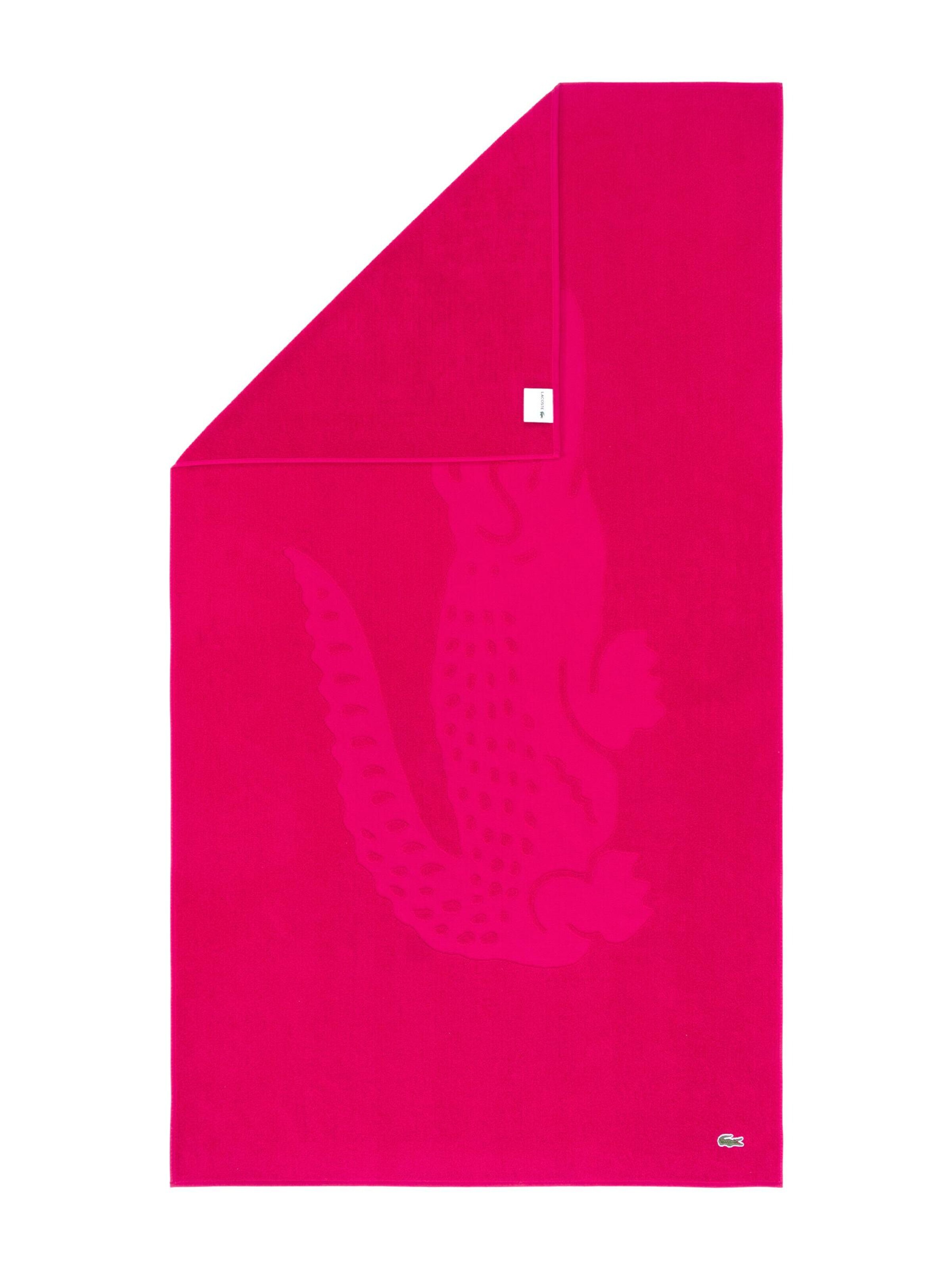 LACOSTE Beach Towel 'LSPORT' in Red