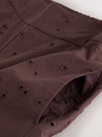 Next Wide leg Broek in Bruin