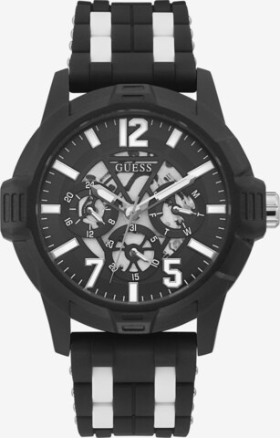 GUESS Analoog horloge ' STRIKER ' in Zwart