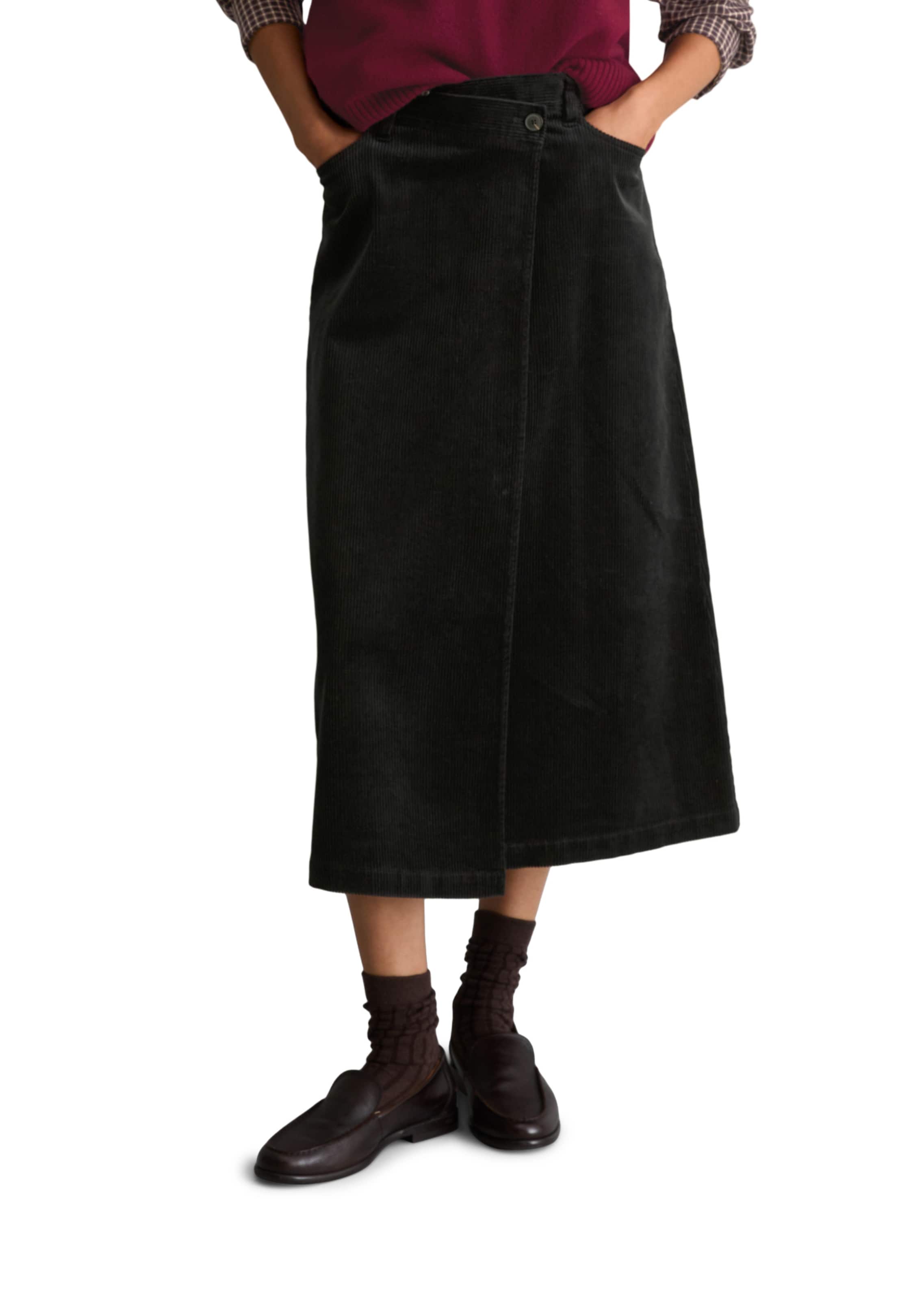 Marc O'Polo DENIM Rock in Schwarz: Vorderseite