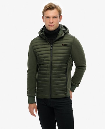 Veste mi-saison 'Storm' Superdry en vert : devant