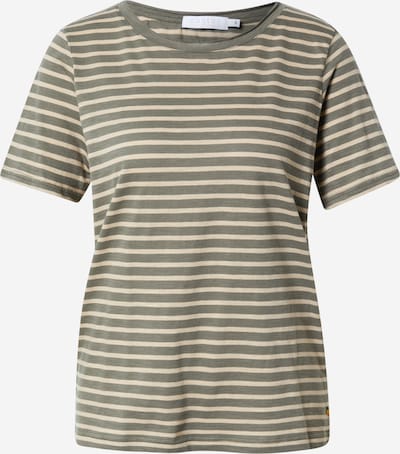 Coster Copenhagen T-Shirt in beige / oliv, Produktansicht