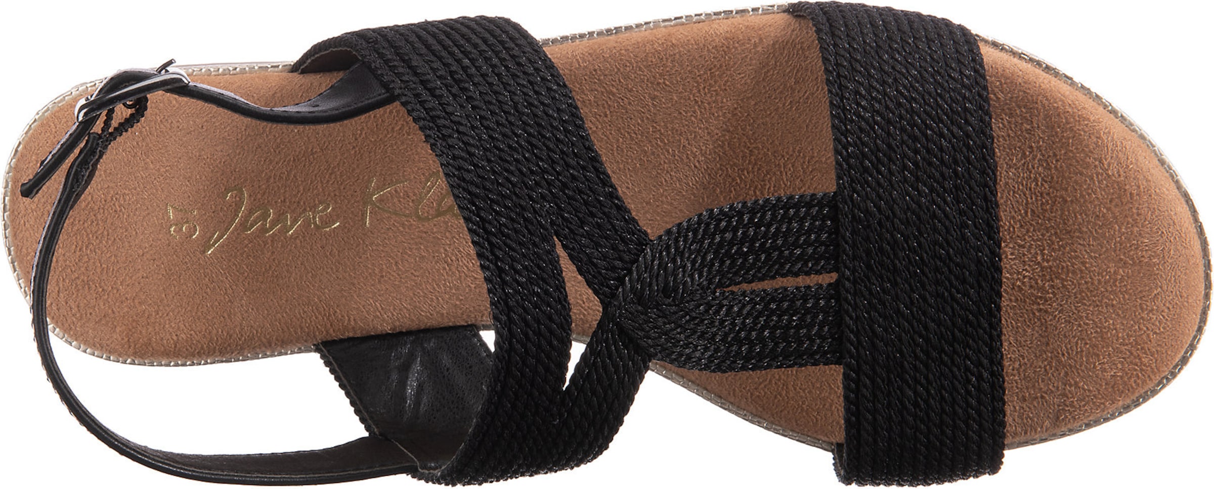 JANE KLAIN Sandale in Schwarz