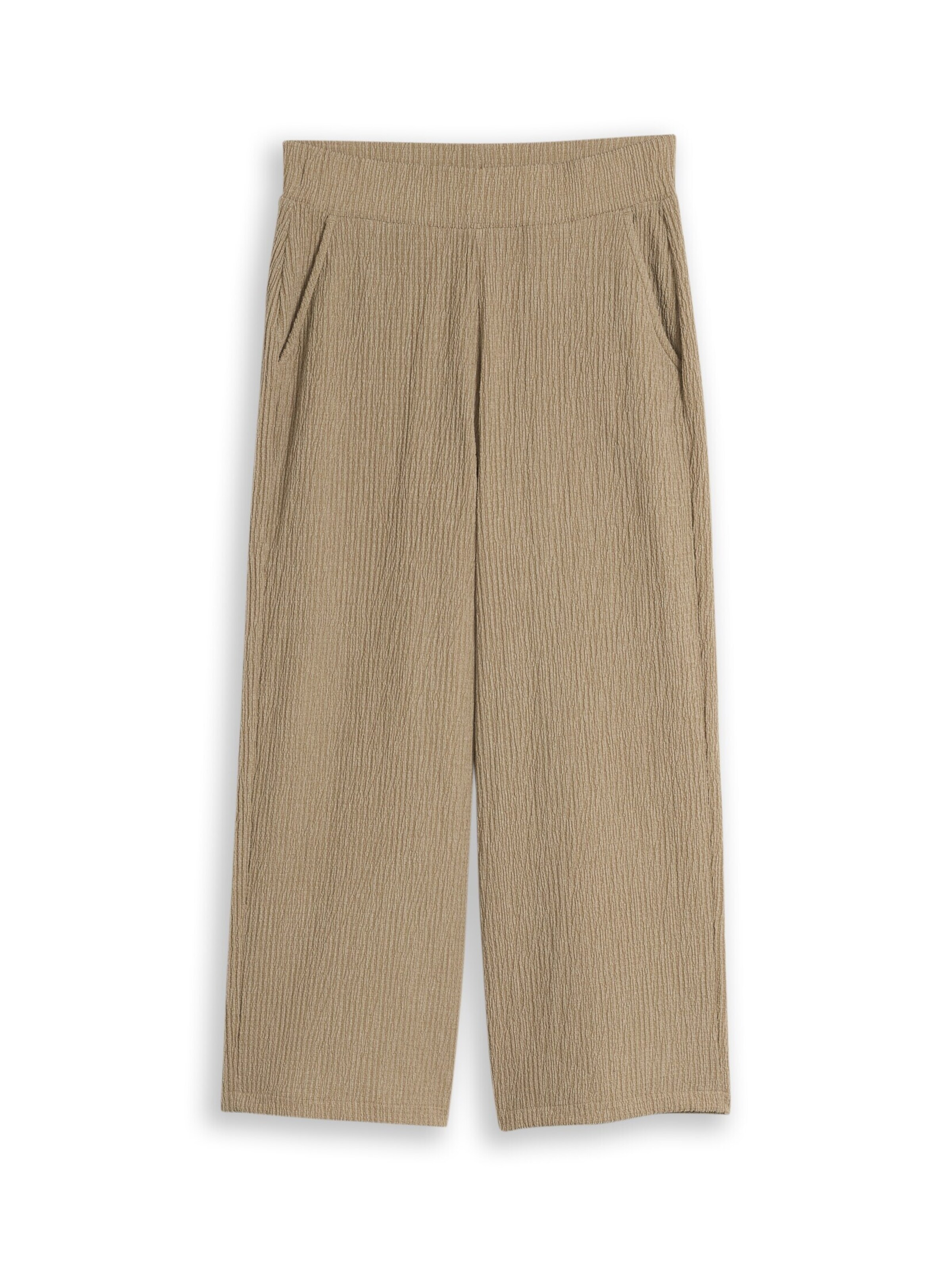 TOM TAILOR Loose fit Trousers in Green: front
